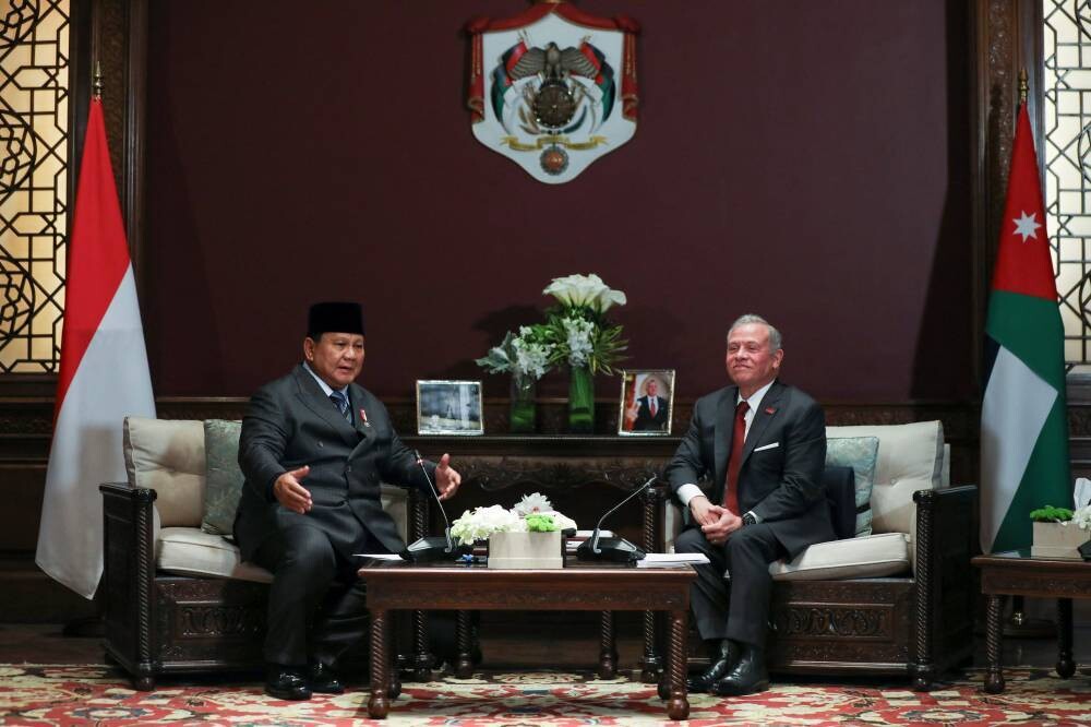 Jordan's King Praises Indonesia's Commitment to Protecting Palestinians