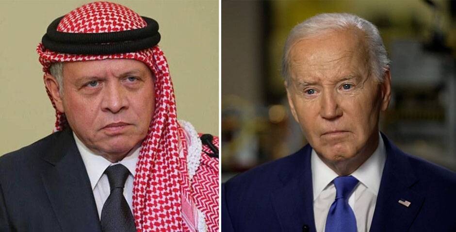 Король Абдалла обсуждает кризис в Газе с Байденом