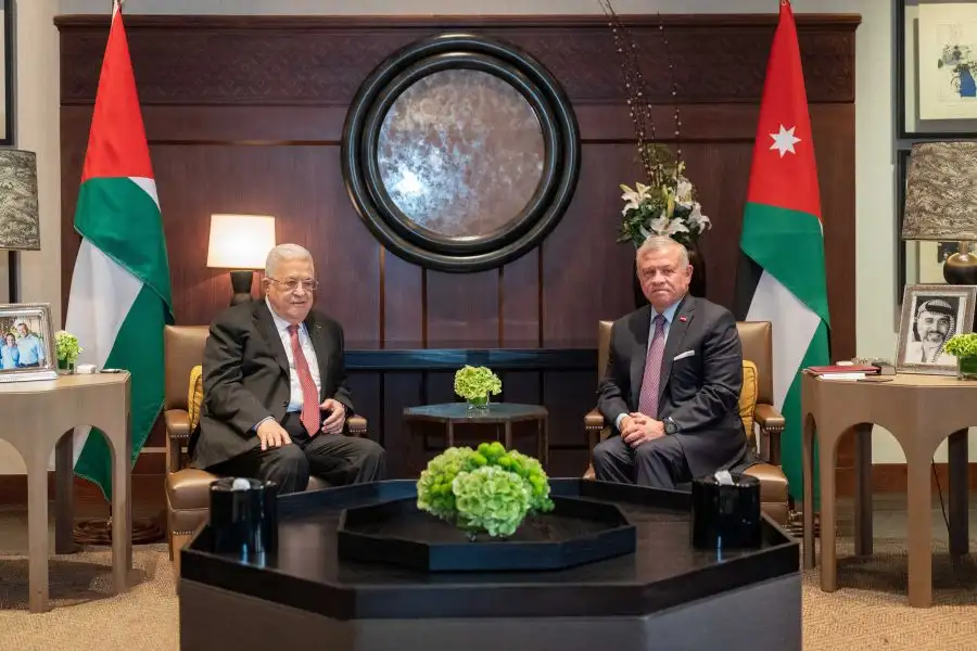 Meeting Between Palestinian President and Jordanian King