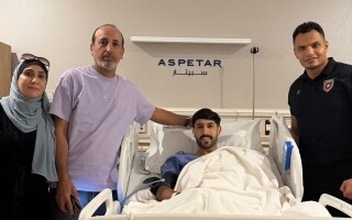 Jordanian footballer Yazeen Al-Naimat successfully undergoes ligament surgery
